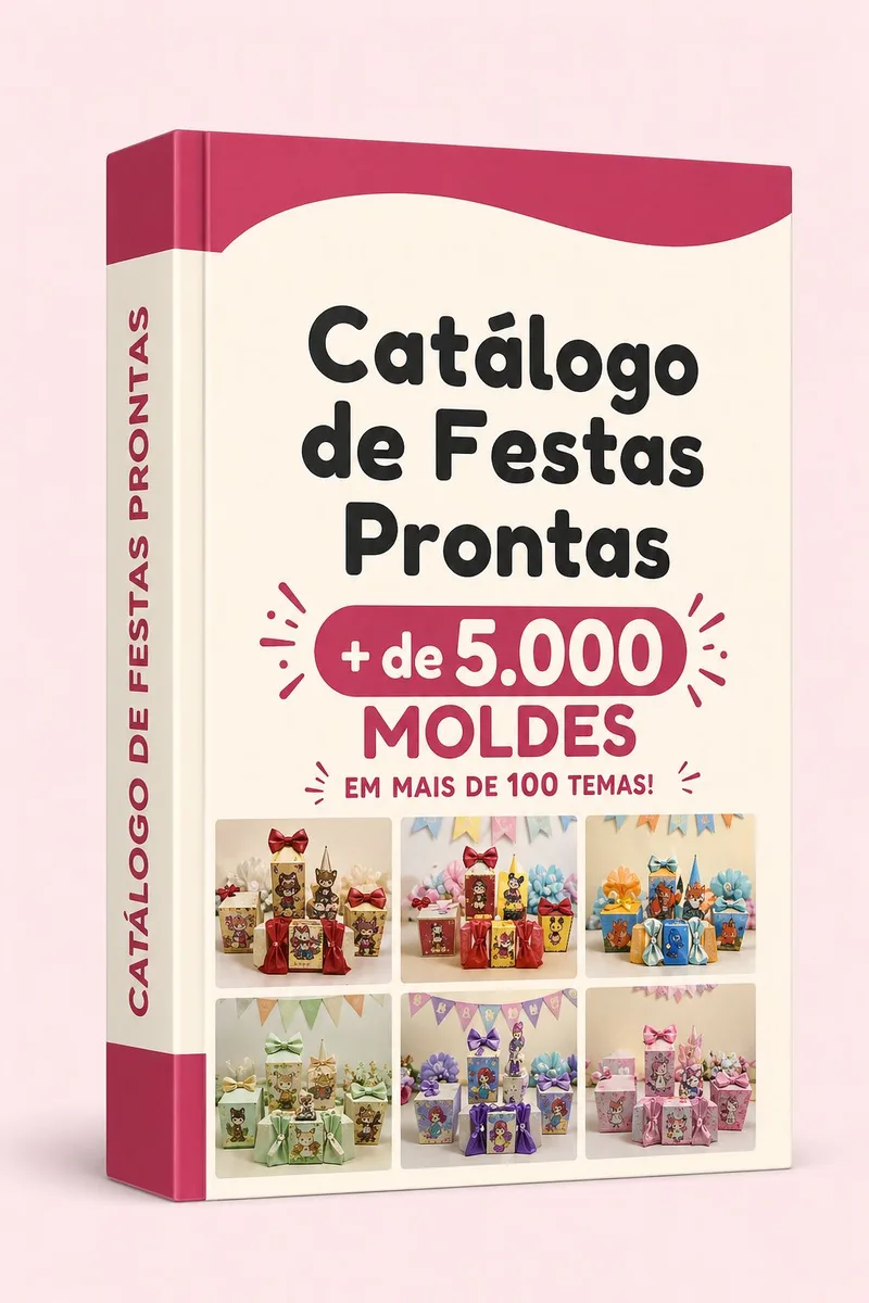 Catálogo com mais de 100 Temas de Kits Moldes Lucrativos Prontos para Vender